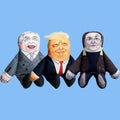 Three 'Musk'eteers - Donald, Elon + Nigel Dog Toy Bundle