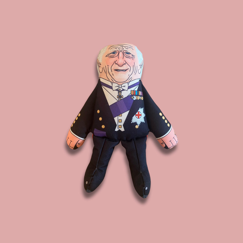 King Charles III Dog Toy