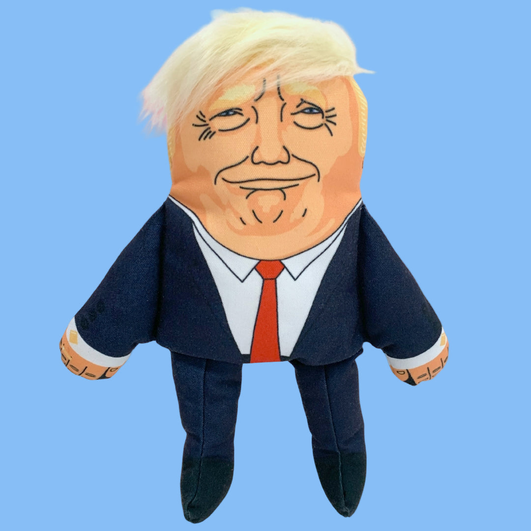 Three 'Musk'eteers - Donald, Elon + Nigel Dog Toy Bundle